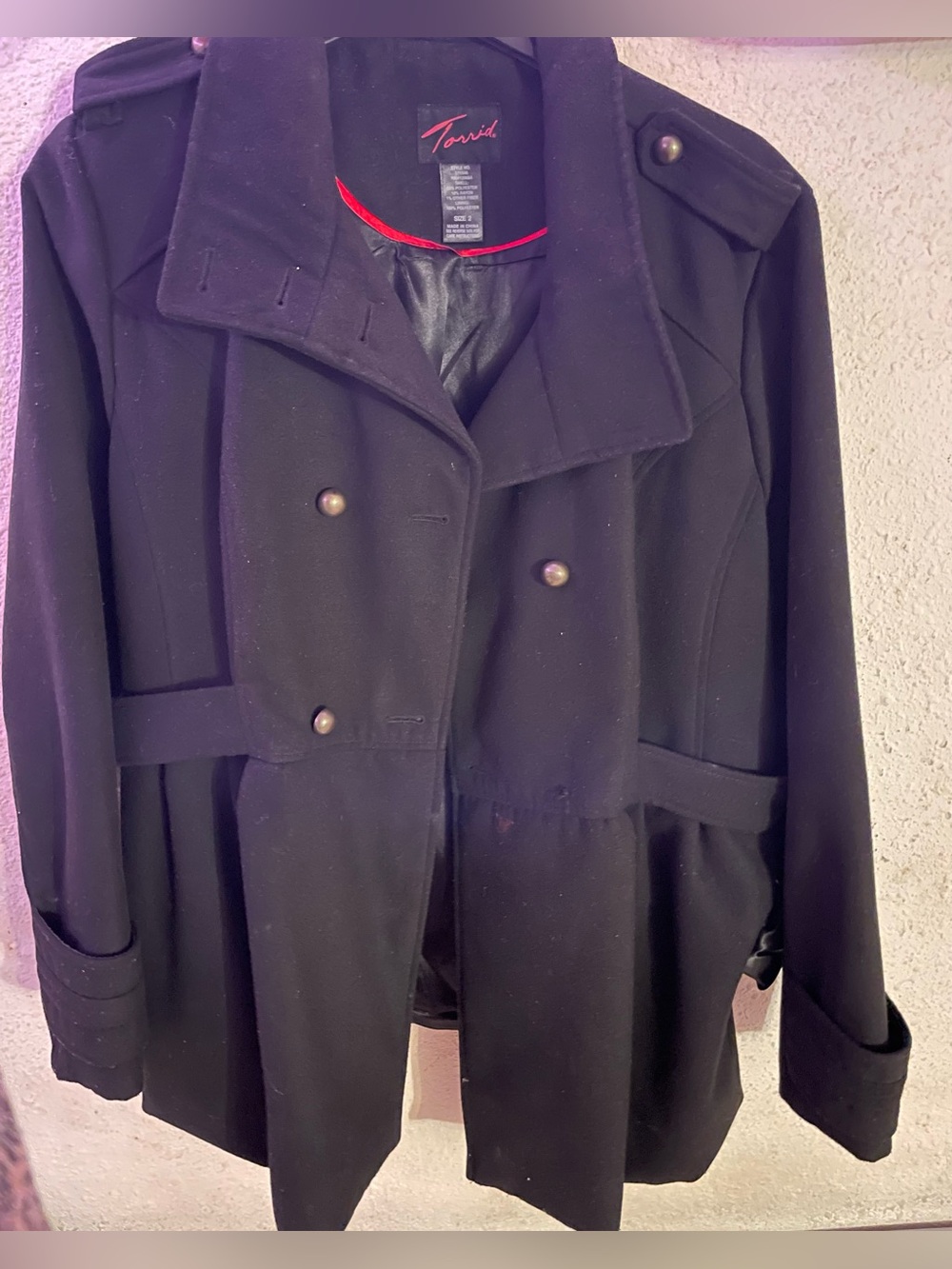 Torrid Black Coat